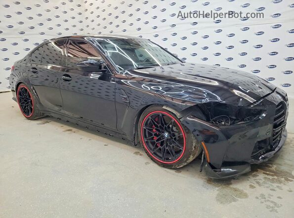 WBS43AY05RFS34821 2024 BMW M3 Black Front right