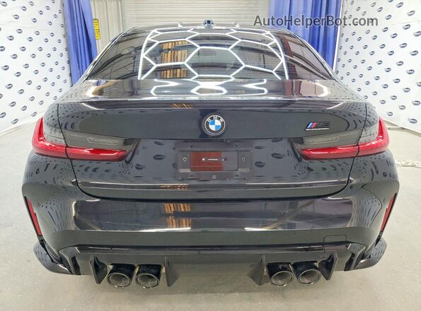 WBS43AY05RFS34821 2024 BMW M3 Black Rear view