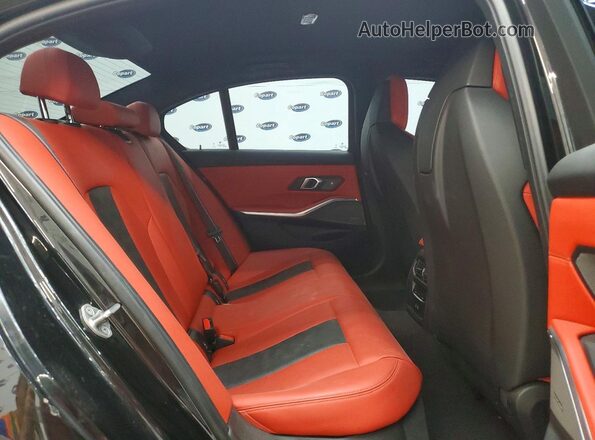 WBS43AY05RFS34821 2024 BMW M3 Black Rear seats view