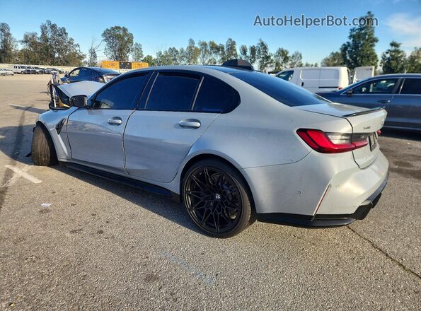 WBS43AY08PFP77643 2023 BMW M3 Gray Задня ліва чверть