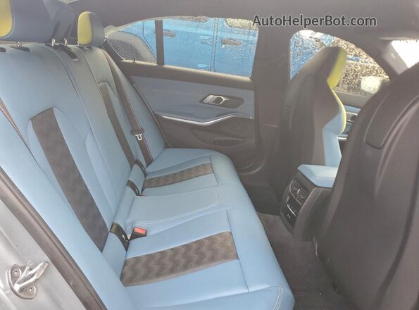 WBS43AY09NFM26026 2022 BMW M3 Серый Вид задних сидений