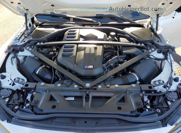 WBS43AY09RFS56370 2024 BMW M3 White Вид задньої частини салону