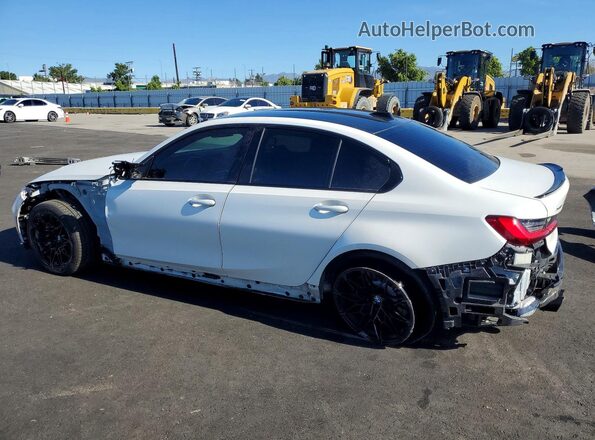 WBS43AY09RFS56370 2024 BMW M3 White Задня ліва чверть