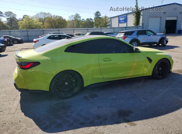 WBS43AZ01RCP07632 2024 BMW M4 Green Tył prawy