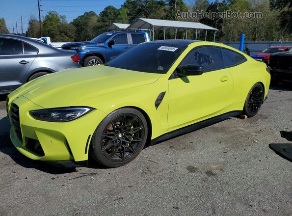 WBS43AZ01RCP07632 2024 BMW M4 Green Przód lewy