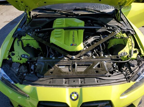 WBS43AZ01RCP07632 2024 BMW M4 Green Widok wnętrza z tyłu