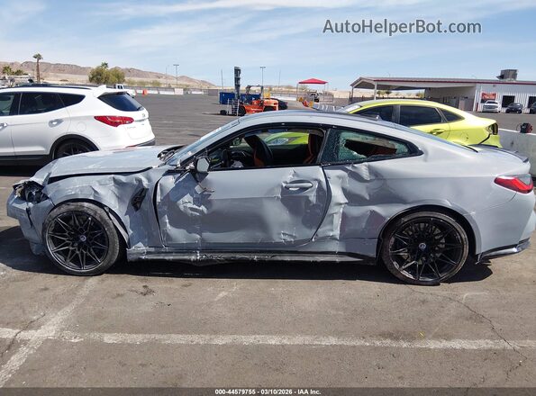WBS43AZ03PCL68062 2023 BMW M4 Серый Вид задней части салона