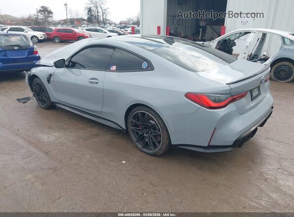 WBS43AZ05NCJ87994 2022 BMW M4 Light Blue Задняя левая четверть