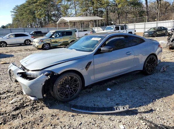 WBS43AZ05RCP26135 2024 BMW M4 Серый Передняя левая четверть