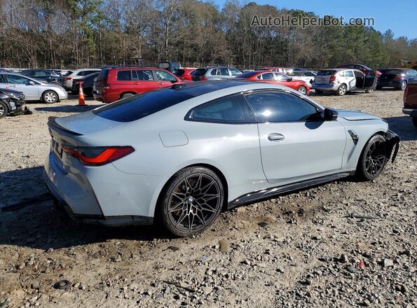 WBS43AZ05RCP26135 2024 BMW M4 Серый Задняя правая четверть