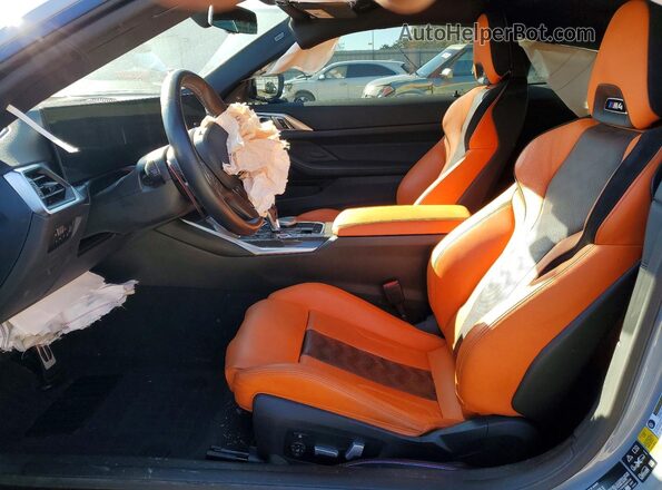 WBS43AZ05RCP26135 2024 BMW M4 Серый Вид салона спереди