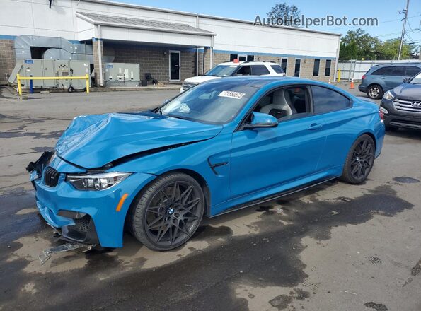 WBS4Y9C01LFJ62997 2020 BMW M4 Blue Przód lewy