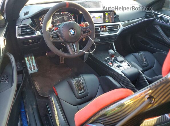 WBS63AZ07PCM82803 2023 BMW M4 Gray Widok deski rozdzielczej