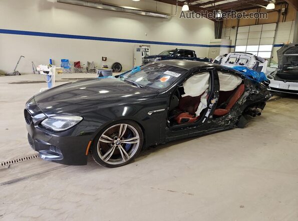 WBS6E9C55GGF92595 2016 BMW M6 Черный Панорамный вид салона 360°