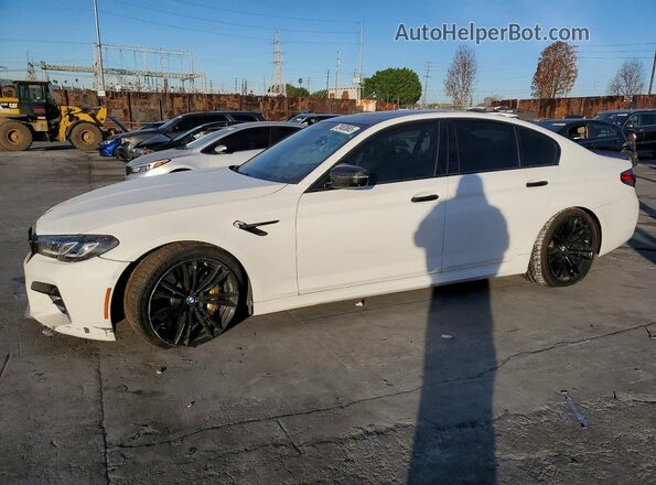 WBS83CH05NCK76947 2022 BMW M5 Белый Передняя левая четверть