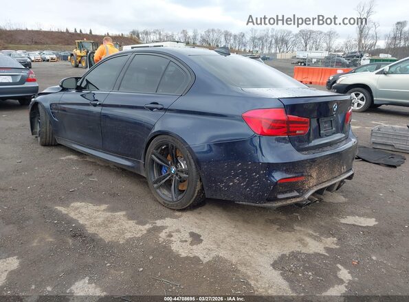 WBS8M9C51J5K98834 2018 BMW M3 Синий Задняя левая четверть
