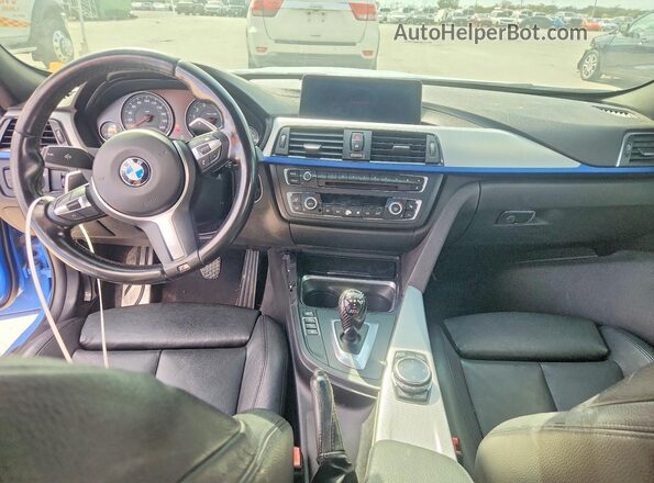 WBS8M9C54J5L71582 2018 BMW M3 Blue Widok deski rozdzielczej
