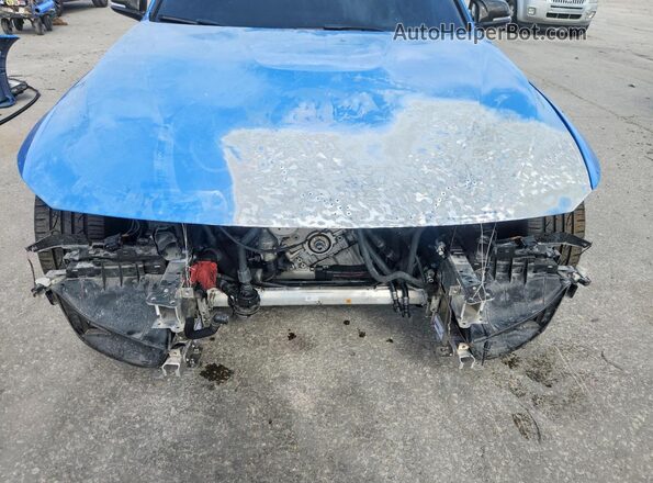 WBS8M9C54J5L71582 2018 BMW M3 Blue Widok wnętrza z tyłu