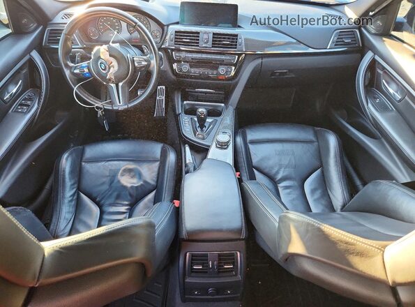 WBS8M9C57G5D30231 2016 BMW M3 Синий Вид панели приборов