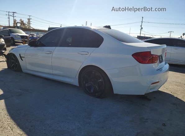 WBS8M9C5XG5E68488 2016 BMW M3 Белый Задняя левая четверть