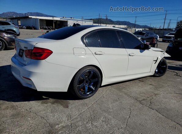 WBS8M9C5XG5E68488 2016 BMW M3 Белый Задняя правая четверть