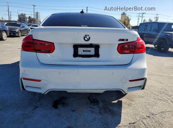 WBS8M9C5XG5E68488 2016 BMW M3 Белый Вид сзади