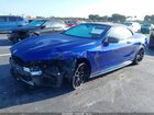 2023 Bmw M8 Cabriolet Competition Синий vin: WBSDZ0C02PCM59017
