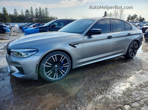 WBSJF0C09LCE72758 2020 BMW M5 Серый Передняя левая четверть