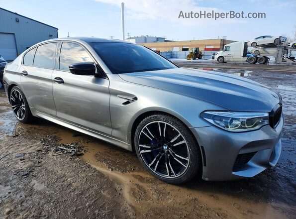 WBSJF0C09LCE72758 2020 BMW M5 Серый Передняя правая четверть