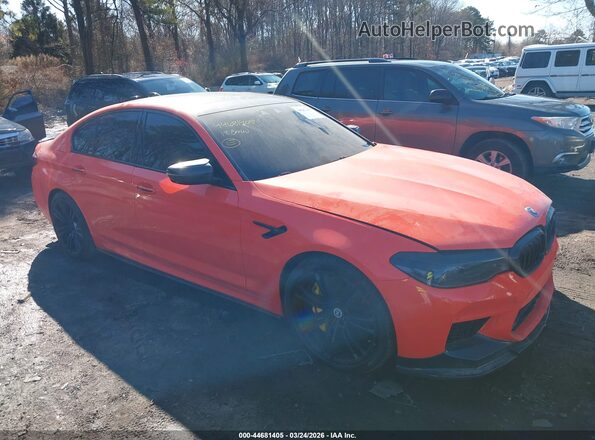 WBSJF0C57JB283411 2018 BMW M5 Orange Widok wnętrza z tyłu