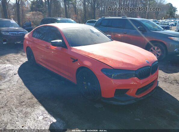 WBSJF0C57JB283411 2018 BMW M5 Orange Przód prawy