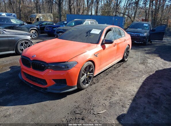 WBSJF0C57JB283411 2018 BMW M5 Orange Przód lewy
