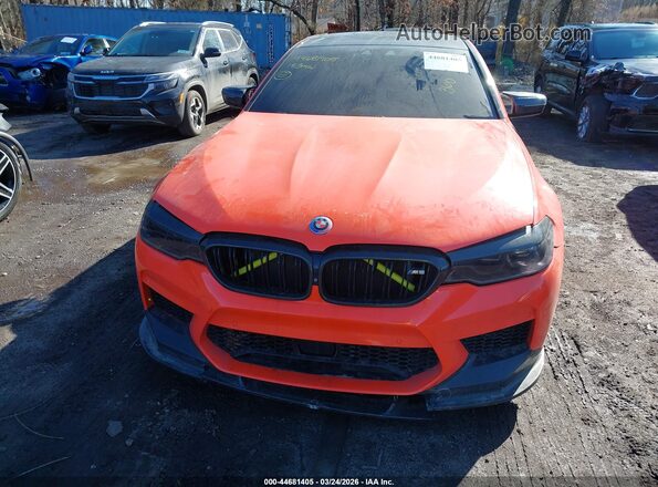 WBSJF0C57JB283411 2018 BMW M5 Orange Widok zestawu wskaźników