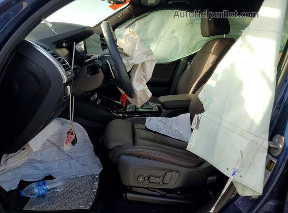 WBX47DP01RN289631 2024 BMW X3 Синий Вид салона спереди