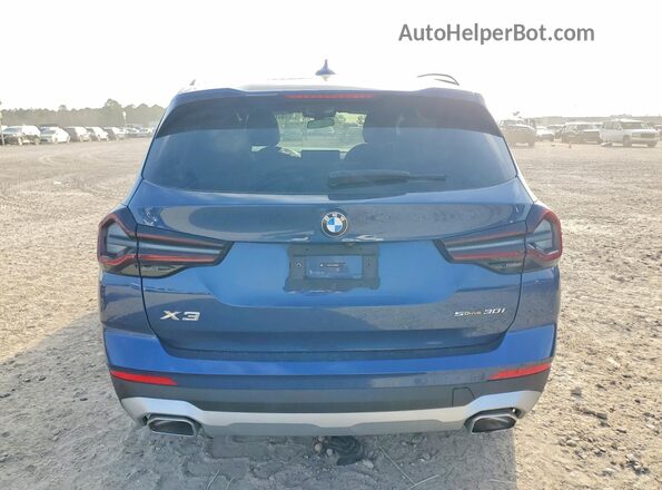 WBX47DP01RN289631 2024 BMW X3 Синий Вид сзади