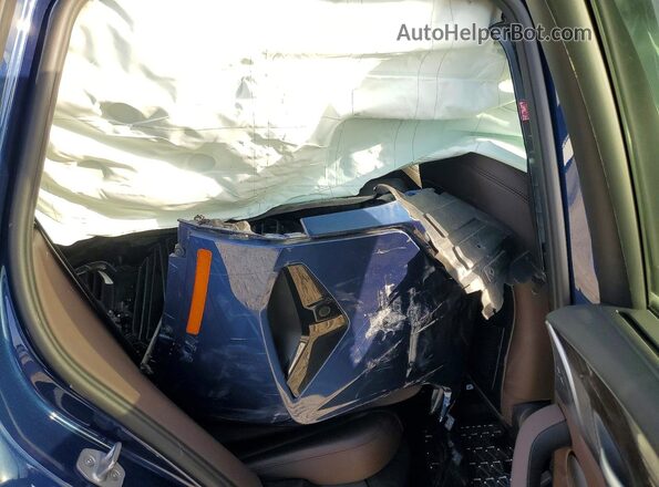 WBX47DP01RN289631 2024 BMW X3 Синий Вид задней части салона