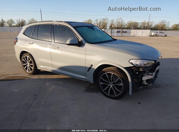 WBX47DP0XNN176660 2022 BMW X3 Gray Przód prawy