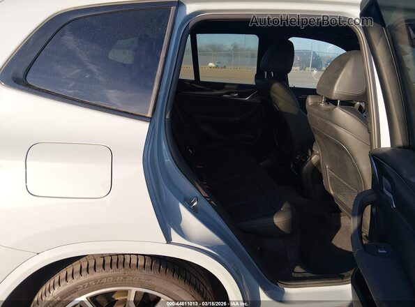 WBX47DP0XNN176660 2022 BMW X3 Gray Widok naklejki z numerem VIN