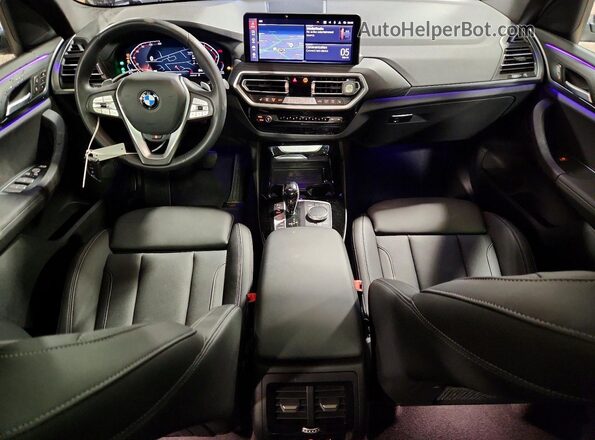 WBX57DP01PN235151 2023 BMW X3 Black Dashboard view