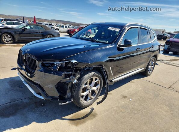WBX57DP02PN229486 2023 BMW X3 Черный Передняя левая четверть