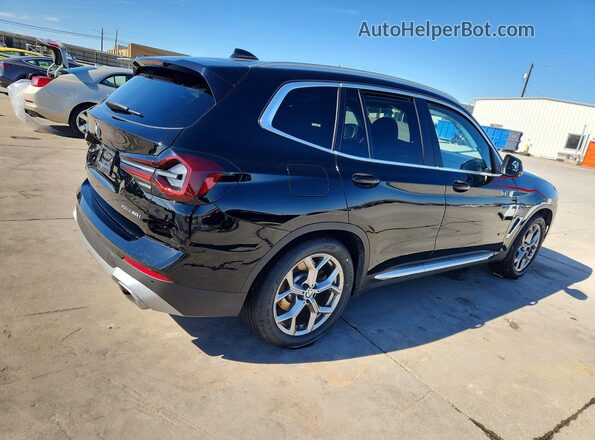 WBX57DP02PN229486 2023 BMW X3 Черный Задняя правая четверть