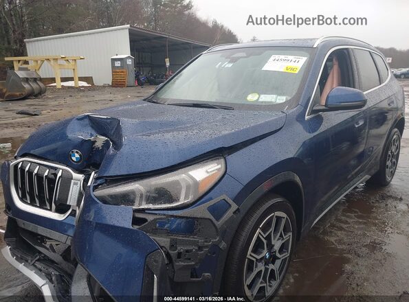 WBX73EF01S5313013 2025 BMW X1 Dark Blue Передняя левая четверть