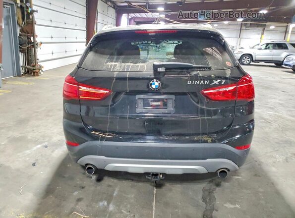 WBXHT3C32GP884450 2016 BMW X1 Black Widok z tyłu