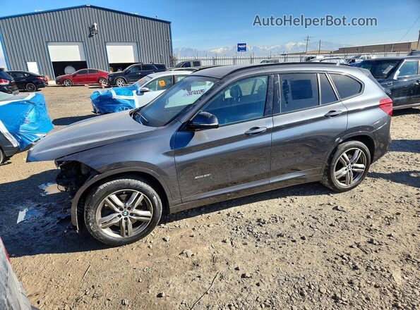 WBXHT3C32H5F71365 2017 BMW X1 Угольный Передняя левая четверть