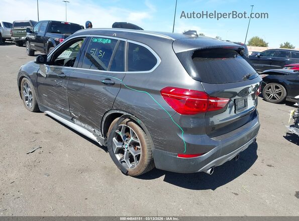WBXHT3C34G5E49430 2016 BMW X1 Серый Задняя левая четверть