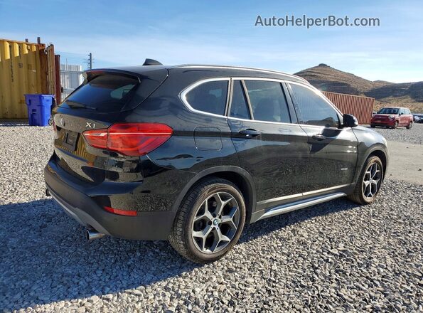WBXHT3C34G5E50335 2016 BMW X1 Black Tył prawy