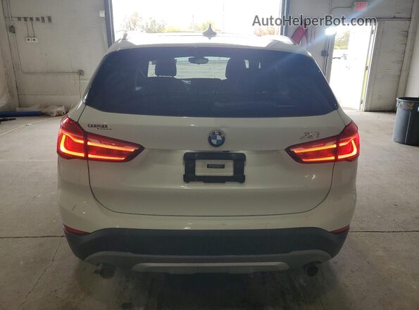 WBXHT3C37G5F66189 2016 BMW X1 White Вид ззаду