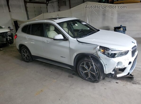 WBXHT3C37G5F66189 2016 BMW X1 White Передня права чверть