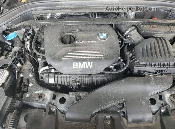 WBXHT3C37G5F66189 2016 BMW X1 White Вид підкапотного простору