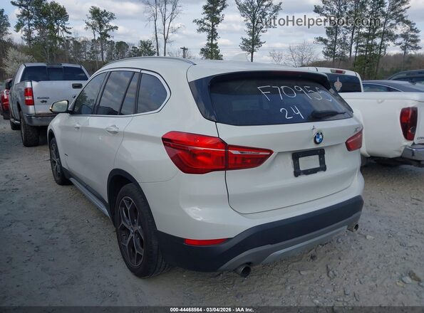 WBXHT3C37H5F70955 2017 BMW X1 Белый Задняя левая четверть